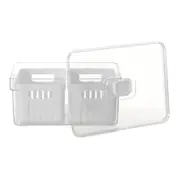 ORGANIZADOR COM 2 CESTOS PRACTICAL FRIDGE - INCOLOR/BRANCO - Foto 4