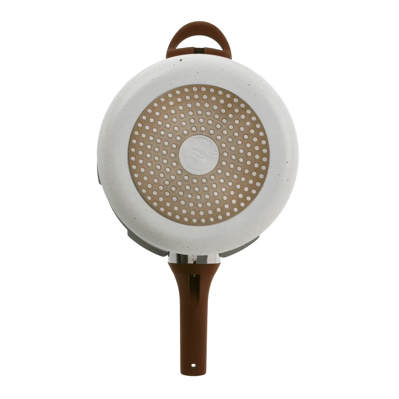 PANELA DE PRESSÃO INDUÇÃO 4,2 L CERAMIC LIFE SMART PLUS - CREAM/MARROM - Foto 8