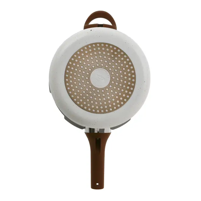 PANELA DE PRESSÃO INDUÇÃO 4,2 L CERAMIC LIFE SMART PLUS - CREAM/MARROM - Foto 8