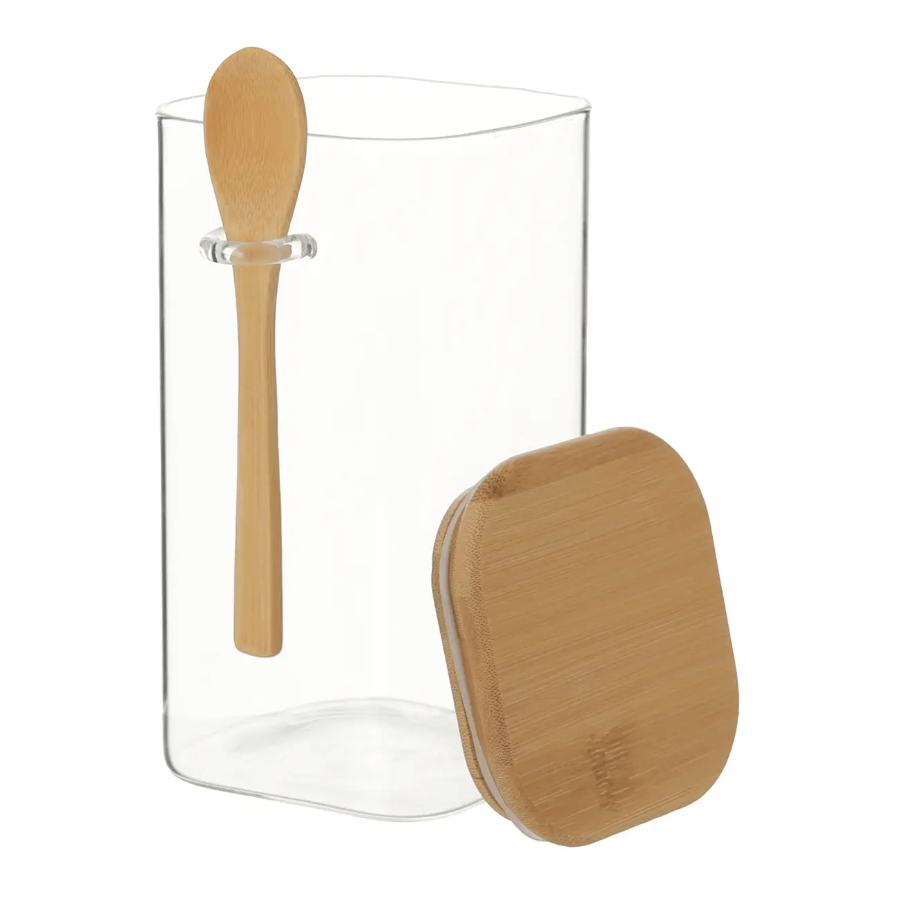 POTE 1,3 L BAMBOO BORO - INCOLOR/BAMBU - Foto 3