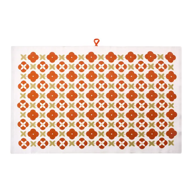 PANO DE PRATO CONJUNTO COM 3 BLOOMBELOT - TERRACOTA/MULTICOR - Foto 8