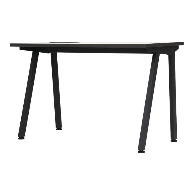 MESA 1,20 M X 60 CM COM CAIXA PARA CONECTIVIDADE ALETA - KONKRET/OAK TAMMI - Foto 3