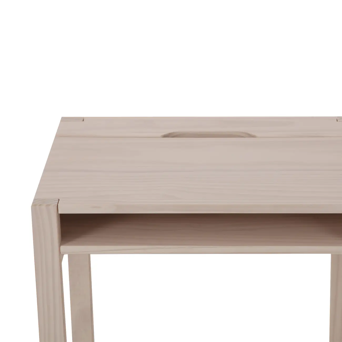 ESCRIVANINHA INFANTIL 58 CM X 40 CM WOOD FENCE - BRANCO LAVADO - Foto 7