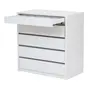 CÔMODA 5 GAVETAS 92 CM X 52 CM NIZE - BRANCO - Foto 3