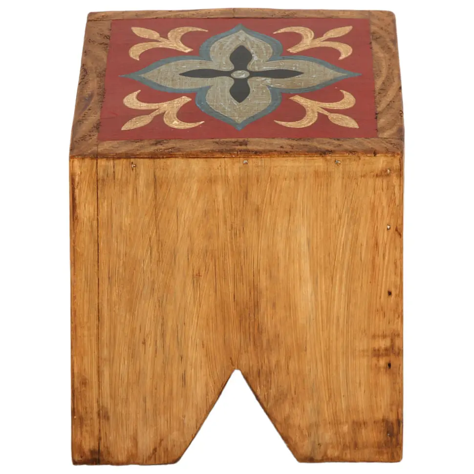 TIRADENTES ADORNO MESA | BANQUETA 2VRD - AMÊNDOA/MULTICOR - Foto 3