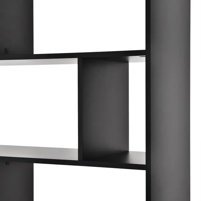 ESTANTE/DIVISÓRIA 80 CM X 2,12 M BLOCK - PRETO - Foto 7