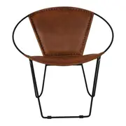 POLTRONA OLD JONES - PRETO/NOZES - Foto 2
