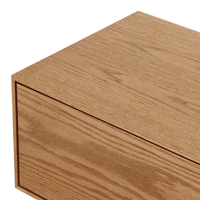 MESA DE CABECEIRA DE PAREDE 1 GAVETA THRUD - OAK TAMMI - Foto 7