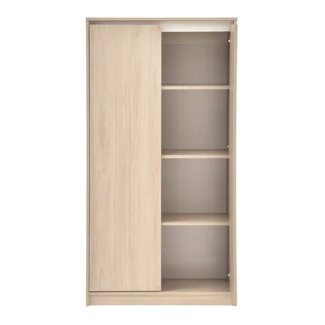 ARMÁRIO PARA ESCRITÓRIO ALTO 2 PORTAS START UP - NEW OAK/BRANCO - Foto 4