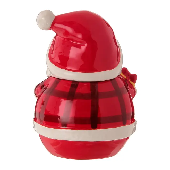 POTE DECORATIVO NOEL BORDAR, AMAR E CELEBRAR - VERMELHO/BRANCO - Foto 3