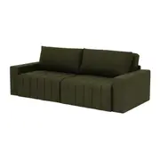 SOFÁ-CAMA RETRÁTIL E RECLINÁVEL 3 LUGARES SNOOZE - MUSGO - Foto 2