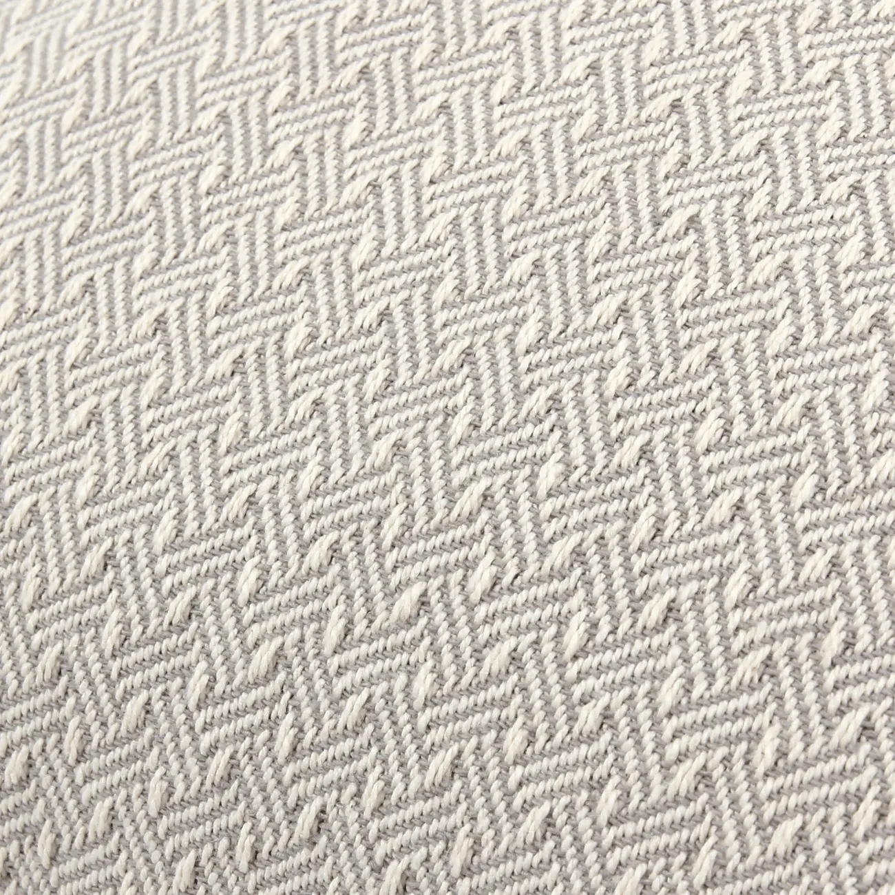 CAPA ALMOFADA 43 CM X 43 CM JOUR - CINZA PROVENCE/BRANCO - Foto 4