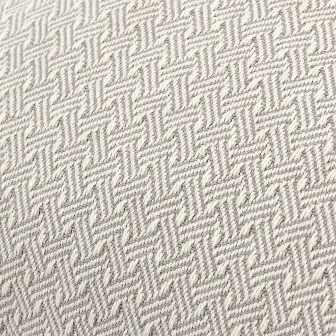 CAPA ALMOFADA 43 CM X 43 CM JOUR - CINZA PROVENCE/BRANCO - Foto 4