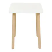 MESA INFANTIL 65 CM X 45 CM ANIMALS - NATURAL WASHED/BRANCO - Foto 3