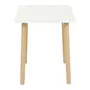 MESA INFANTIL 65 CM X 45 CM ANIMALS - NATURAL WASHED/BRANCO - Foto 3