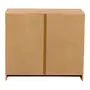 CÔMODA MODULAR 3 GAVETAS 84 CM X 41 CM ARAN - AMÊNDOA - Foto 5