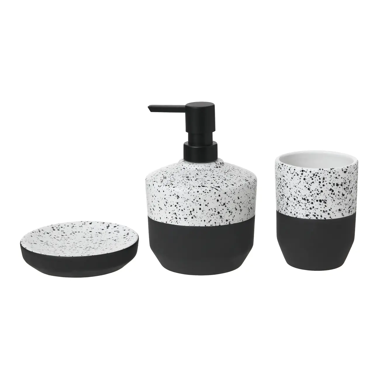 KIT BANCADA 3 PEÇAS DOWA - BRANCO/PRETO - Foto 2