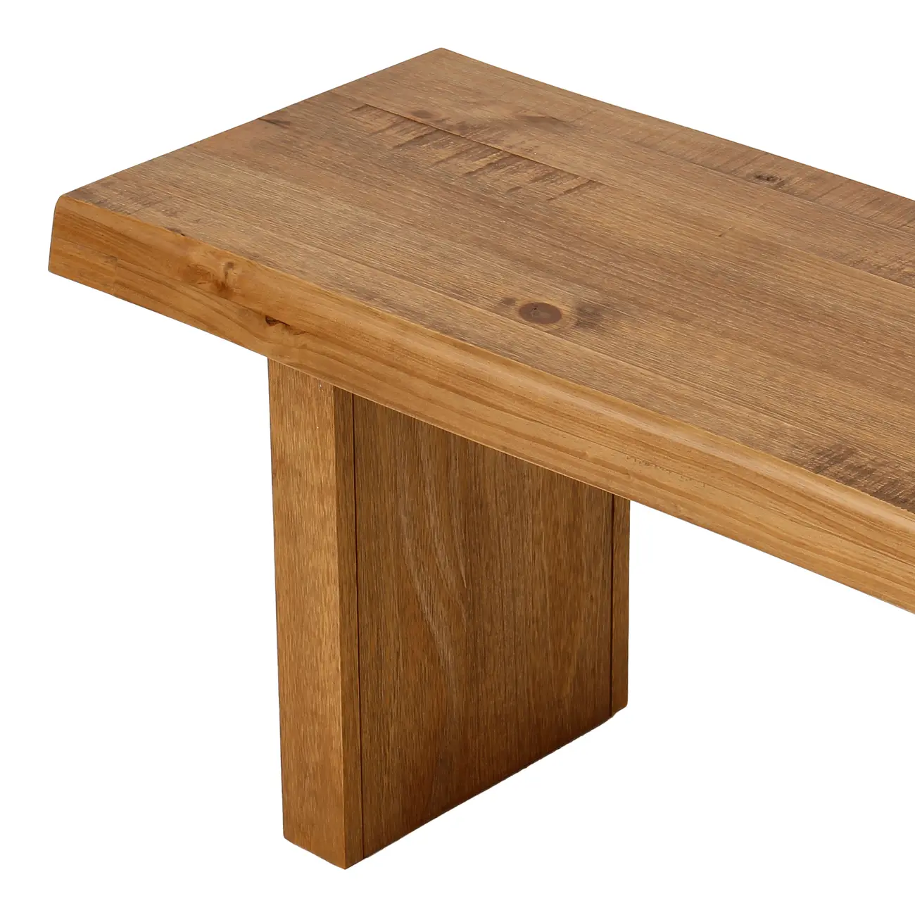 BANCO 4 LUGARES PLANK - AMÊNDOA RÚSTICA - Foto 5