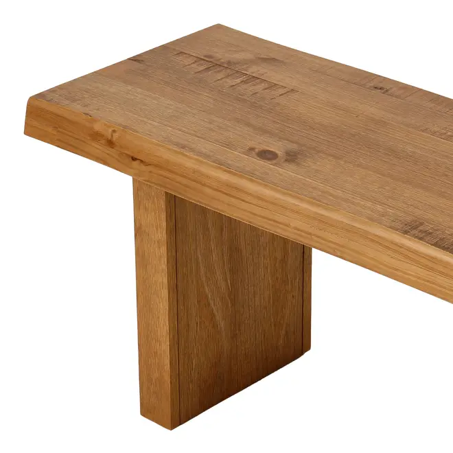 BANCO 4 LUGARES PLANK - AMÊNDOA RÚSTICA - Foto 5