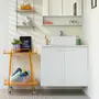 ARMÁRIO DE COZINHA INFERIOR 80 CM 2 PORTAS PRÁTICA - BRANCO - Foto 13