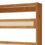 ESTANTE DE PAREDE COM PALHINHA 80 CM X 1,86 M PALHANDI - AMÊNDOA/NATURAL - Foto 5