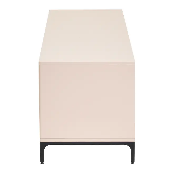 RACK 3 PORTAS/1 GAVETA 1,80 M X 45 CM NASH - AREIA/PRETO - Foto 6