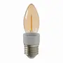 LÂMPADA VELA FILAMENTO E14 E27 3W 220V LUZ AMARELA TASCHIBRA - HANBAR - Foto 24