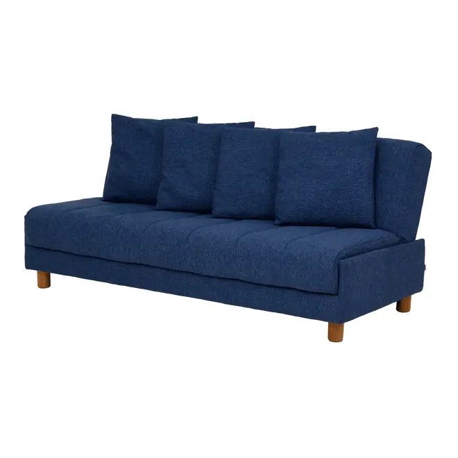 SOFÁ-CAMA 3 LUGARES DOUBLE DUTY - AZUL ESCURO - Foto 2