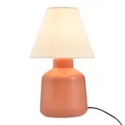 LUMINÁRIA DE MESA KERAMIK C/CUP M - TERRACOTA/NATURAL - Foto 2