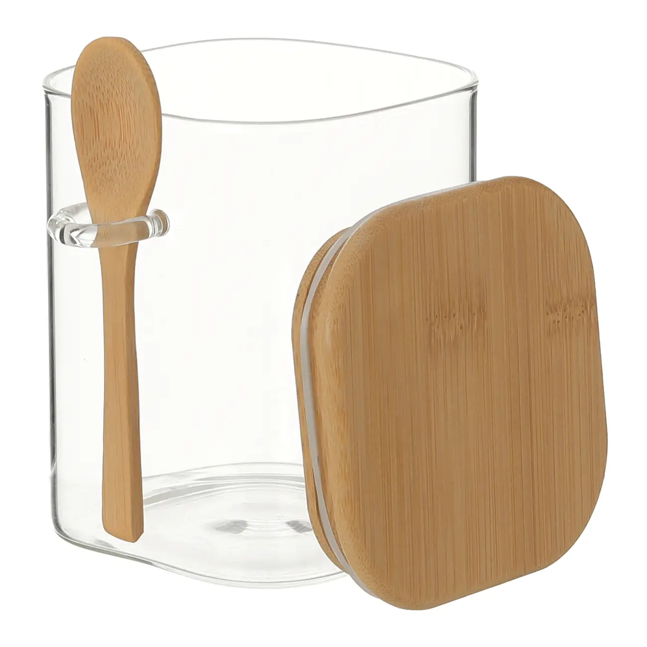 POTE 800 ML BAMBOO BORO - INCOLOR/BAMBU - Foto 4