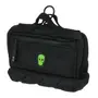 NÉCESSAIRE PARA VIAGEM CAVEIRA - PRETO/VERDE FLUOR - Foto 2