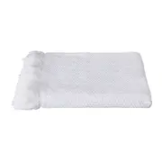 MANTA PARA SOFÁ C/FRANJAS 1,40 M X 1,60 M BLANC - OFF WHITE - Foto 1
