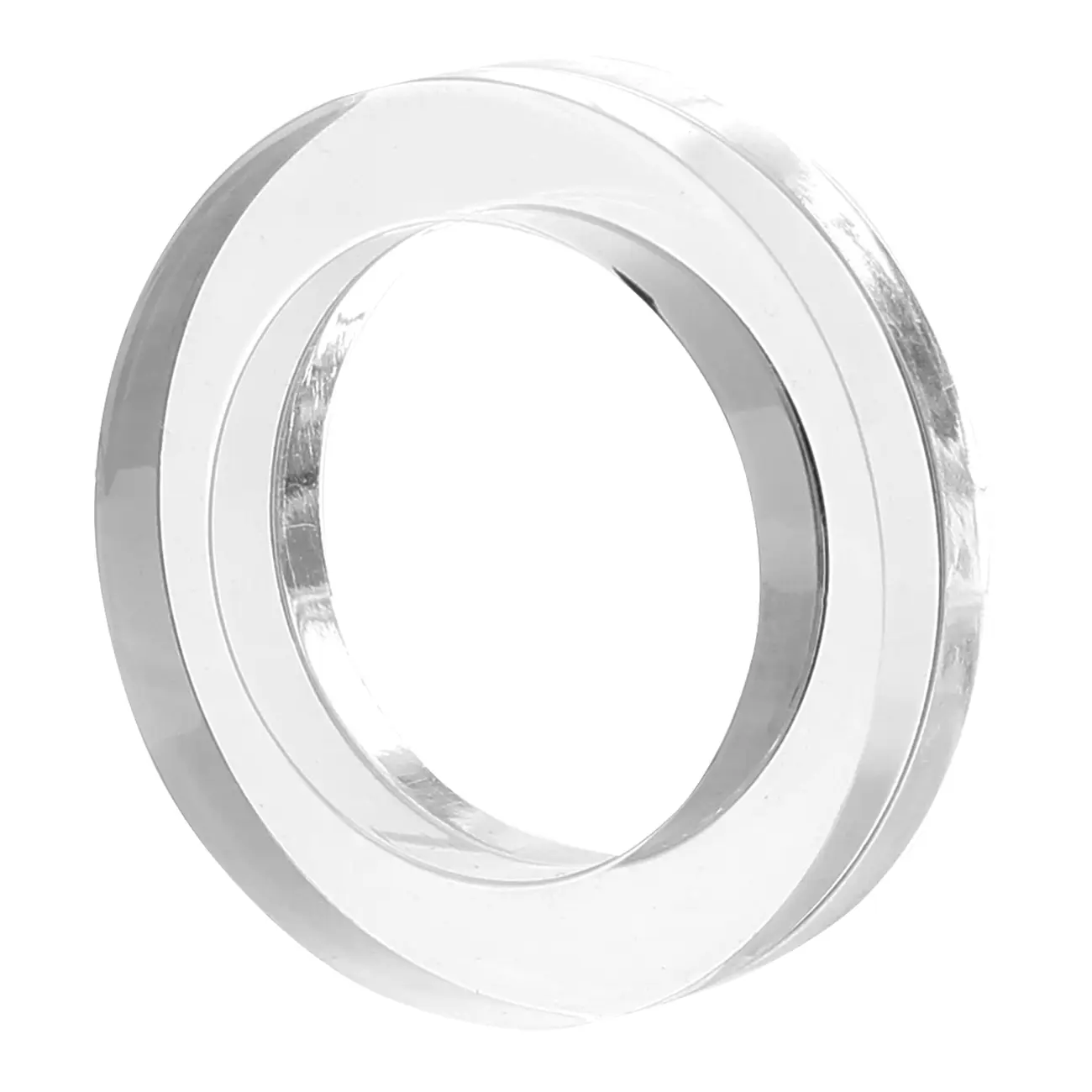 ARGOLA PARA GUARDANAPO CONJUNTO COM 2 PEÇAS UNIONE - INCOLOR - Foto 2
