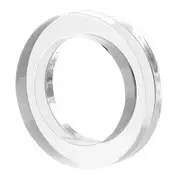 ARGOLA PARA GUARDANAPO CONJUNTO COM 2 PEÇAS UNIONE - INCOLOR - Foto 2