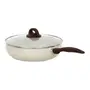 WOK INDUÇÃO 28 CM CERAMIC LIFE SMART PLUS - CREAM/MARROM - Foto 4