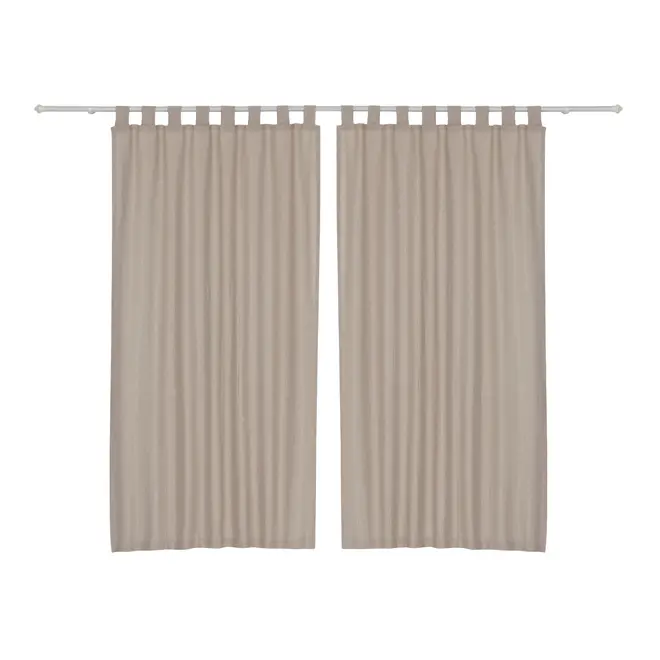 CORTINA 2 PEÇAS 1,30 M X 2,30 M SACAS - NATURAL - Foto 1