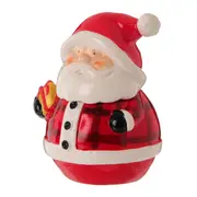 POTE DECORATIVO NOEL BORDAR, AMAR E CELEBRAR - VERMELHO/BRANCO - Foto 2