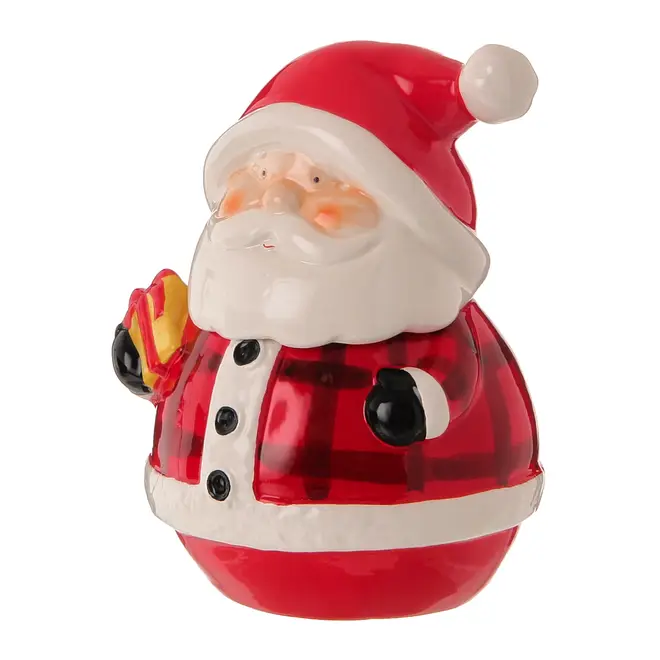POTE DECORATIVO NOEL BORDAR, AMAR E CELEBRAR - VERMELHO/BRANCO - Foto 2