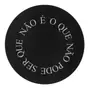 MOUSE PAD TUDO OU TUDO O QUE - PRETO/BRANCO - Foto 1