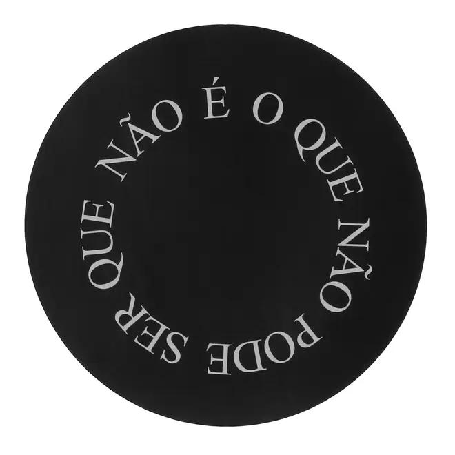 MOUSE PAD TUDO OU TUDO O QUE - PRETO/BRANCO - Foto 1