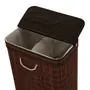 CESTO PARA ROUPAS COM DIVISÓRIA 53 CM X 60 CM X 35 CM BUKA - MARROM/BEGE - Foto 10
