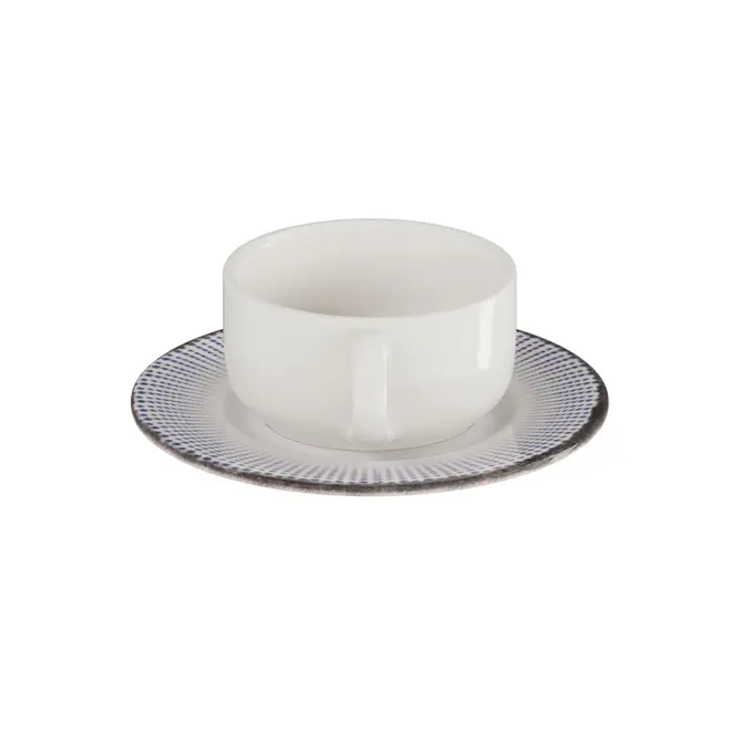 XÍCARA CAFÉ 50 ML SALINA I - BRANCO/AZUL - Foto 12