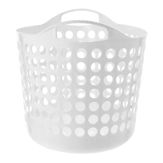 CESTO OVAL 59 CM X 30 CM X 34 CM DRYFULL - BRANCO - Foto 3