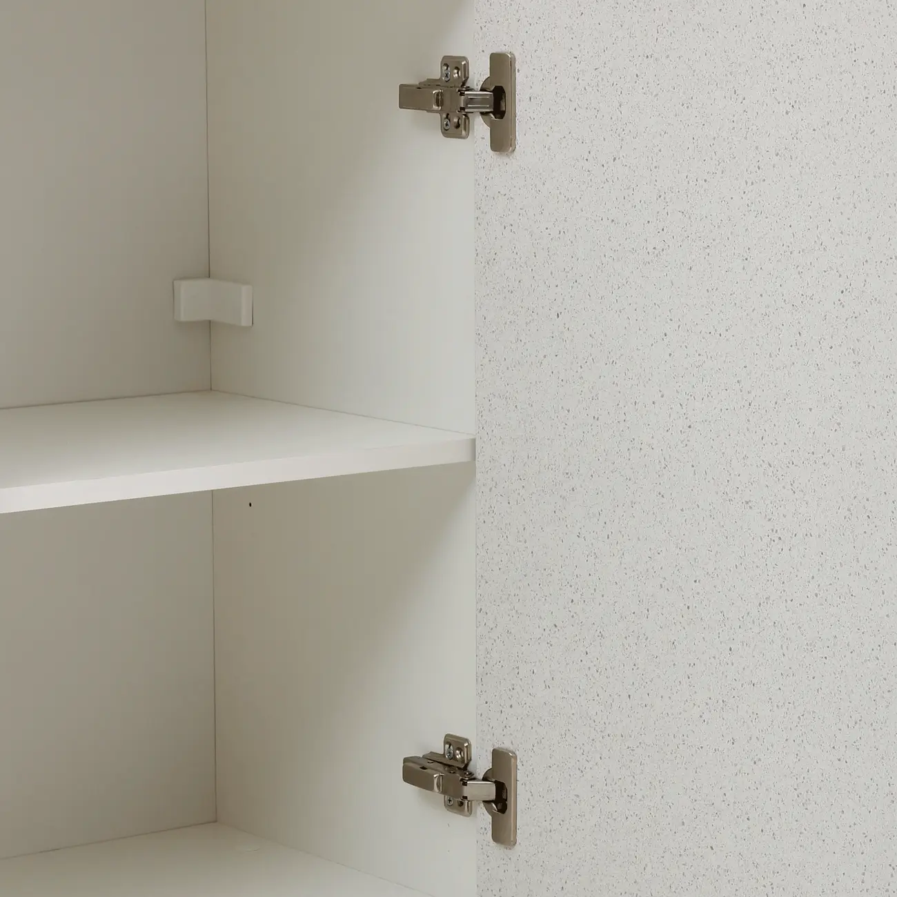 ARMÁRIO DE COZINHA AÉREO 1,20 M 2 PORTAS-BASCULANTE/1 PORTA DE BATER SLEEK - BRANCO/GRANILITE - Foto 11