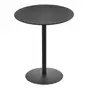 MESA LATERAL REDONDA 42 CM DART REG - PRETO - Foto 1