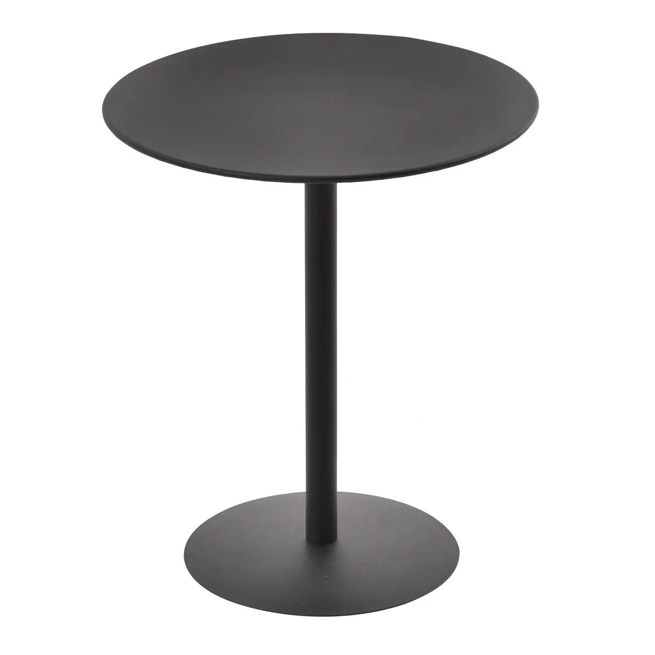 MESA LATERAL REDONDA 42 CM DART REG - PRETO - Foto 1