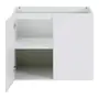 ARMÁRIO DE COZINHA INFERIOR 80 CM 2 PORTAS PRÁTICA - BRANCO - Foto 3