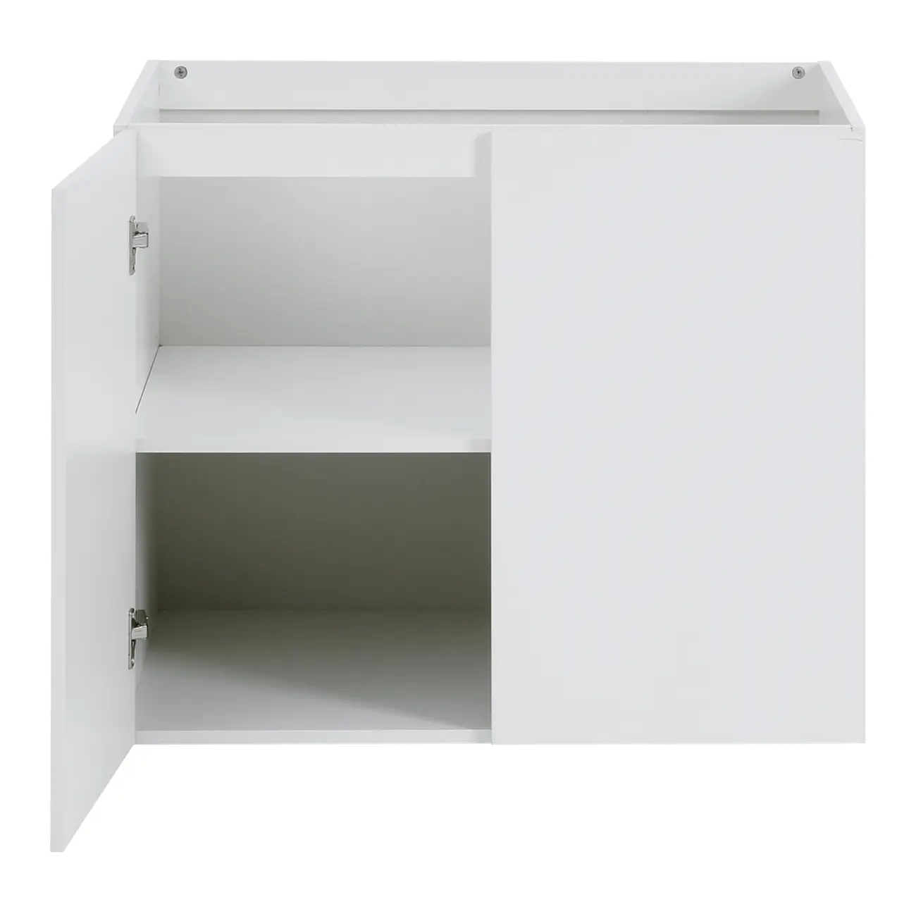 ARMÁRIO DE COZINHA INFERIOR 80 CM 2 PORTAS PRÁTICA - BRANCO - Foto 3