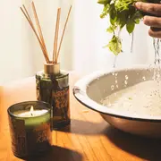 VELA PERFUMADA POTE SETE ERVAS AXÉ - VERDE/NATURAL - Foto 6