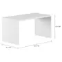 MESA 1,45 M X 75 CM FIND OFFICE - BRANCO - Foto 2
